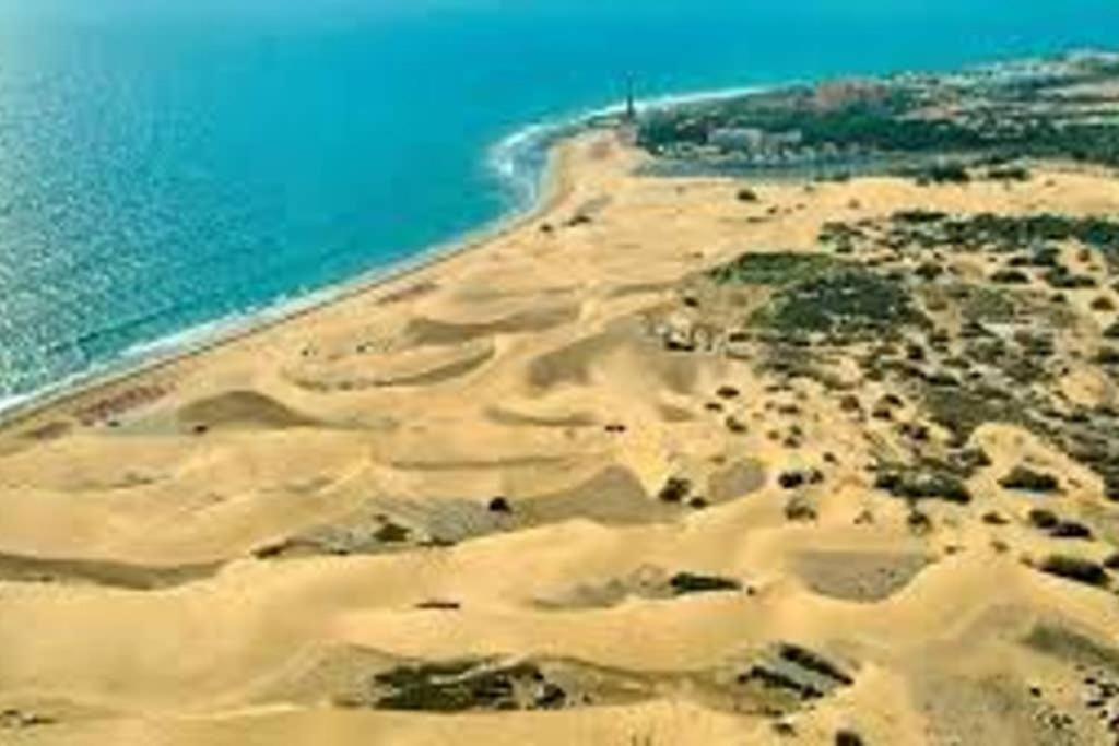 Bungalow Maspalomas Tranquilo Luminoso Y Apto Para El Teletrabajo Exterior foto