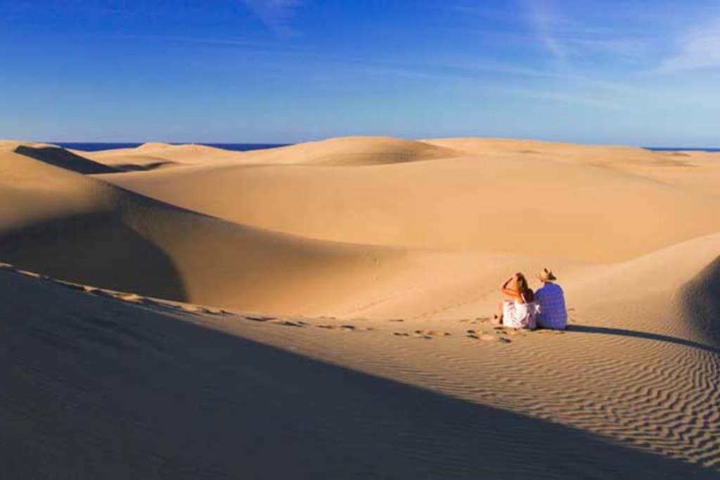 Bungalow Maspalomas Tranquilo Luminoso Y Apto Para El Teletrabajo Exterior foto